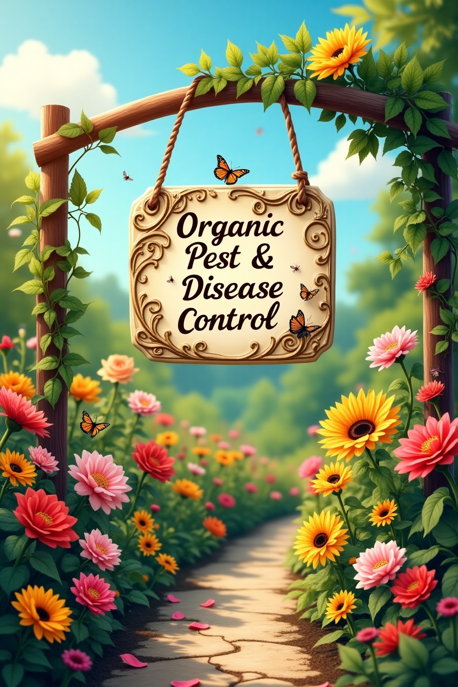 Organic Pest & Disease Control for Flower Gardens